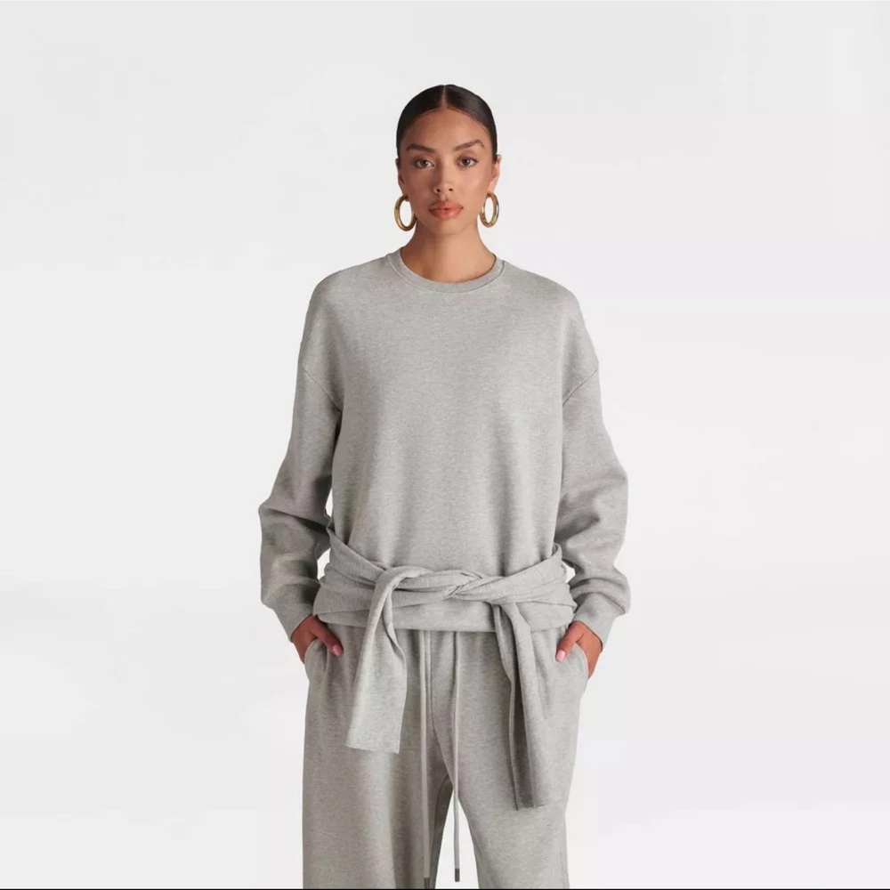 KBB by KAHLANA Women's Long Sleeve 'The Double Layer Crewneck Sweatshirt' -